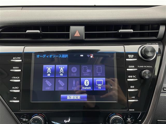 カムリ WSレザーパッケージ TRDフルエアロ&マフラー/純正SDナビ&フルセグTV&CD&DVD&USB&BT/トヨタセーフティセンス/アダプティブクルーズコントロール/レーンディパーチャーアラート/プリクラッシュセフティー(9枚目)