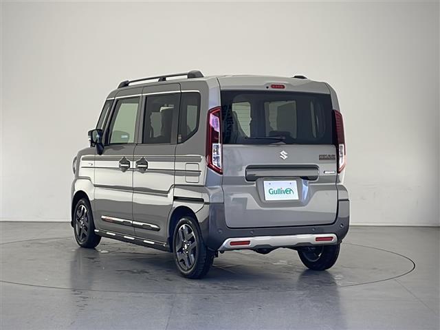 スペーシアギア ハイブリッドＸＺ　ターボ　届出済未使用車／スズキセーフティーサポート／アダプティブクルーズコントロール／レーンキープアシスト／衝突軽減ブレーキ／コーナーセンサー／両側パワースライドドア／ステアリングスイッチ／純正１４インチＡＷ（35枚目）