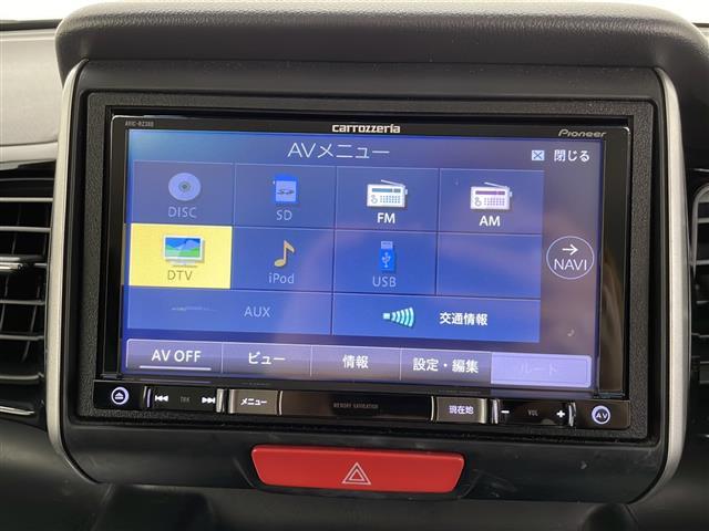 Ｎ－ＢＯＸカスタム Ｇ・Ｌパッケージ　社外メモリナビ　ビルトインＥＴＣ　ドライブレコーダー（前後）　横滑り防止装置　プッシュスタート　片側パワースライド　シートバックテーブル　後席ロールサンシェード　純正フロアマット　オートライト（5枚目）