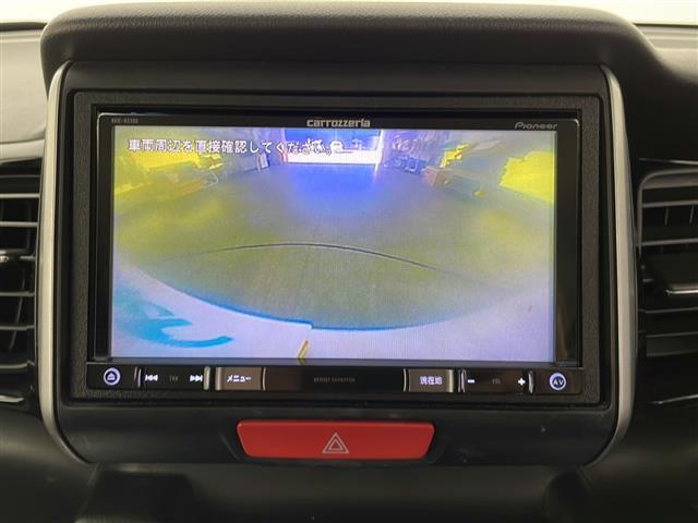 Ｎ－ＢＯＸカスタム Ｇ・Ｌパッケージ　社外メモリナビ　ビルトインＥＴＣ　ドライブレコーダー（前後）　横滑り防止装置　プッシュスタート　片側パワースライド　シートバックテーブル　後席ロールサンシェード　純正フロアマット　オートライト（6枚目）