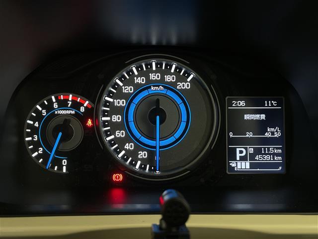 クロスビー ＨＹＢＲＩＤ　ＭＺ　社外ディスプレイオーディオ＆ＵＳＢ＆ＢＴ／クルーズコントロール／車線逸脱警報／衝突軽減ブレーキ／ダウンヒルアシストコントロール／ヒルスタートアシストアシスト／アイドリングストップ／パドルシフト（9枚目）