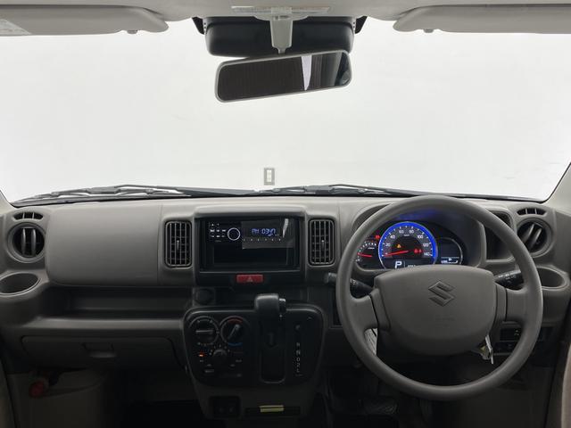 エブリイ ジョインターボ デュアルカメラブレーキサポート インタークーラーターボ 社外オーディオ パートタイム4WD リアヒーター パーキングアシスト 電動格納ミラー 冬タイヤ積込み 社外フロアマット ドアバイザー スペアーキ(2枚目)