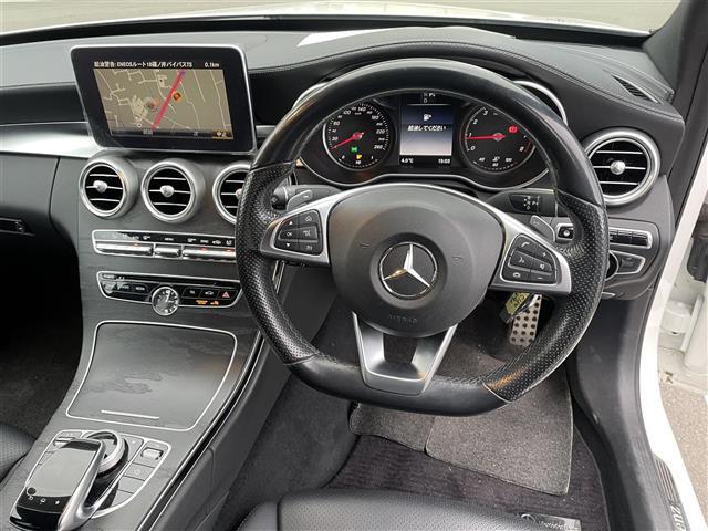 Ｃクラス Ｃ１８０アバンギャルド　ＡＭＧライン　純正ナビ　フルセグＴＶ　バックカメラ　衝突被害軽減ブレーキ　レーンキープアシスト　ブラインドスポットモニター　レーダークルーズコントロール　革シート　シートヒーター　パワーシート　パワートランク（9枚目）