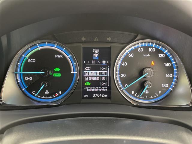 ハリアーハイブリッド プレミアム　４ＷＤ　サンルーフ　９インチ社外ＳＤナビ　フルセグＴＶ　ＤＶＤ　　バックカメラ　トヨタセーフティセンス　盗難防止装置　電動リアゲート　社外デジタルインミラー　全方位ドライブレコーダー（11枚目）