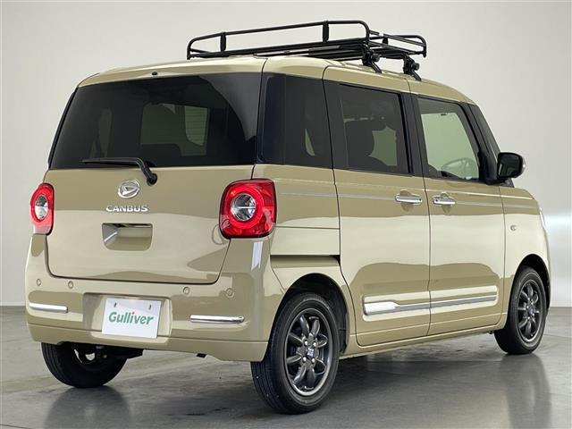 ムーヴキャンバス セオリーＧ　社外ナビ　純正ルーフキャリア　全方位カメラ　禁煙　フルセグＴＶ　シートヒーター　ＭＩＮＩＬＩＴＥホイール　ＤＶＤ再生　前後ドラレコ　両側パワスラ　スマートアシストＩＩＩ　衝突軽減　オートハイビーム　フ（43枚目）