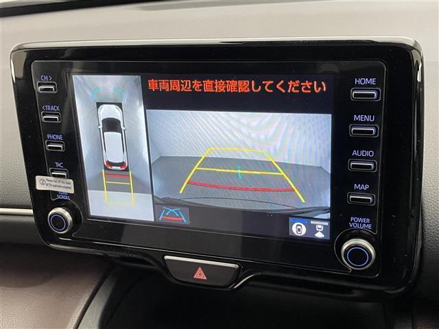 ヤリスクロス ハイブリッドＺ　純正８型ナビ　ＨＵＤ　全方位カメラ　ＢＳＭ　茶ハーフレザー　Ｂｌｕｅｔｏｏｔｈ　フルセグＴＶ　シートヒーター　ＥＴＣ２．０　セーフティセンス　衝突軽減　追従クルコン　オートハイビーム　ＡＣ１００Ｖ電源（6枚目）
