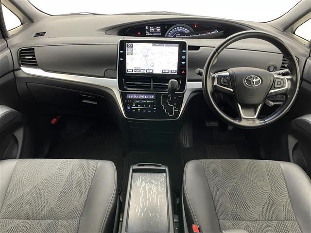 エスティマ アエラス　プレミアム　純正１０型ナビ　両側パワスラ　禁煙　パワーシート　黒ハーフレザー　フルセグＴＶ　ＤＶＤ　バックカメラ　ＥＴＣ　セーフティセンス　衝突軽減　クルコン　車線逸脱　ＬＥＤオートライト　スマートキー　純正ＡＷ（4枚目）