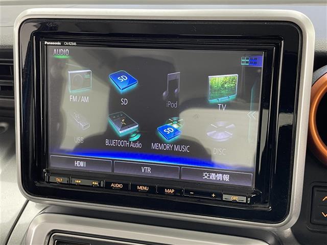 スペーシアギア ハイブリッドＸＺ　ターボ　純正８型ナビ　ＨＵＤ　全方位カメラ　禁煙車　両側パワスラ　シートヒーター　ＥＴＣ　前後ドラレコ　フルセグ　ＤＶＤ　セーフティサポート　衝突軽減　レーンキープ　ＬＥＤオートライト　クルコン　パドルシフト（9枚目）
