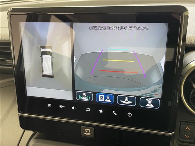 スペーシアギア ハイブリッドXZ 純正9型ナビ 全方位カメラ シートヒーター 禁煙 デュアルカメラブレーキ パーキングセンサー 衝突軽減 追従クルコン 両側パワスラ フルセグTV DVD LEDオートライト フォグ ETC 純正アルミ(5枚目)