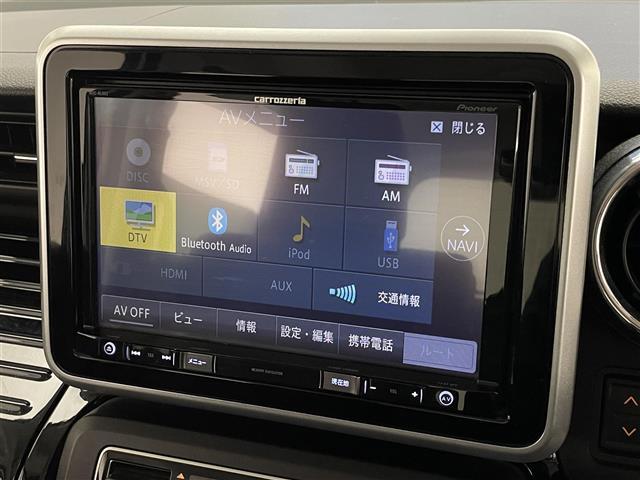 スペーシアカスタム ハイブリッドXS 社外8型ナビ 全方位カメラ シートヒーター 禁煙車 フルセグTV DVD ドラレコ ETC ハーフレザー 両側パワスラ 衝突軽減 車線逸脱 パーキングセンサー LEDオートライト フォグ 純正マット(12枚目)