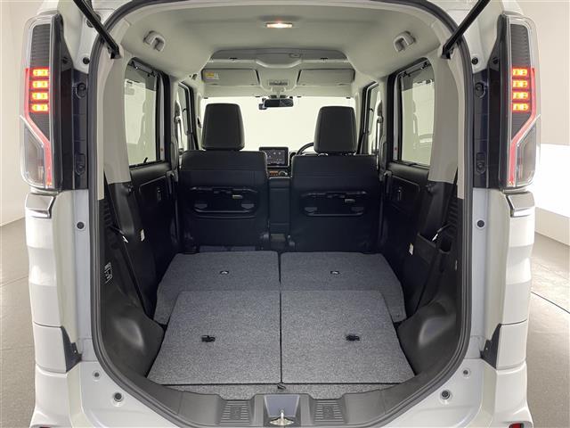 スペーシアカスタム ハイブリッドXS 社外8型ナビ 全方位カメラ シートヒーター 禁煙車 フルセグTV DVD ドラレコ ETC ハーフレザー 両側パワスラ 衝突軽減 車線逸脱 パーキングセンサー LEDオートライト フォグ 純正マット(23枚目)