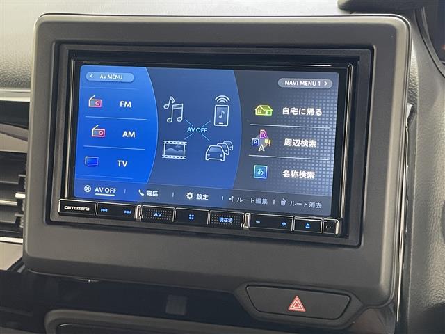 N-BOXカスタム Lターボ 社外ナビ シートヒーター 禁煙車 ホンダセンシング Bluetooth フルセグ DVD 前後ドラレコ ETC 両側パワスラ 衝突軽減 追従クルコン LEDオートライト 黒ハーフレザー パドルシフト(8枚目)