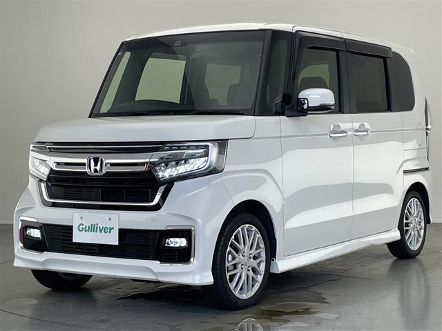 N-BOXカスタム Lターボ 社外ナビ シートヒーター 禁煙車 ホンダセンシング Bluetooth フルセグ DVD 前後ドラレコ ETC 両側パワスラ 衝突軽減 追従クルコン LEDオートライト 黒ハーフレザー パドルシフト(17枚目)