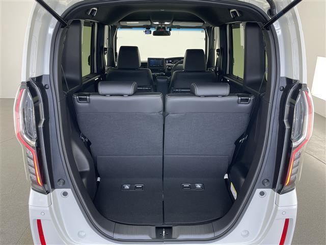 N-BOXカスタム Lターボ 社外ナビ シートヒーター 禁煙車 ホンダセンシング Bluetooth フルセグ DVD 前後ドラレコ ETC 両側パワスラ 衝突軽減 追従クルコン LEDオートライト 黒ハーフレザー パドルシフト(22枚目)