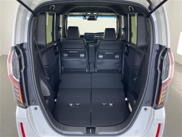 N-BOXカスタム Lターボ 社外ナビ シートヒーター 禁煙車 ホンダセンシング Bluetooth フルセグ DVD 前後ドラレコ ETC 両側パワスラ 衝突軽減 追従クルコン LEDオートライト 黒ハーフレザー パドルシフト(23枚目)
