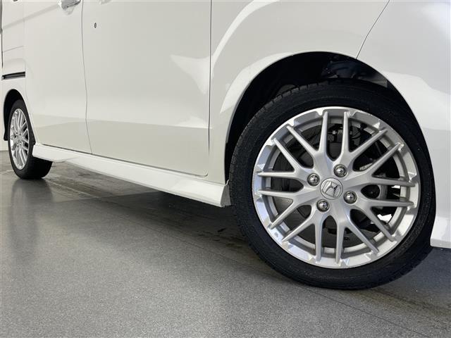 N-BOXカスタム Lターボ 社外ナビ シートヒーター 禁煙車 ホンダセンシング Bluetooth フルセグ DVD 前後ドラレコ ETC 両側パワスラ 衝突軽減 追従クルコン LEDオートライト 黒ハーフレザー パドルシフト(36枚目)