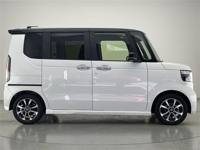 N-BOXカスタム コーディネートスタイル 純正8型ナビ シートヒーター 禁煙車 ハーフレザー バックカメラ 前後ドラレコ 電動パーキング ホンダセンシング 衝突軽減 追従クルコン ハンドル支援 コーナーセンサー ツートーン LEDオートライト(40枚目)