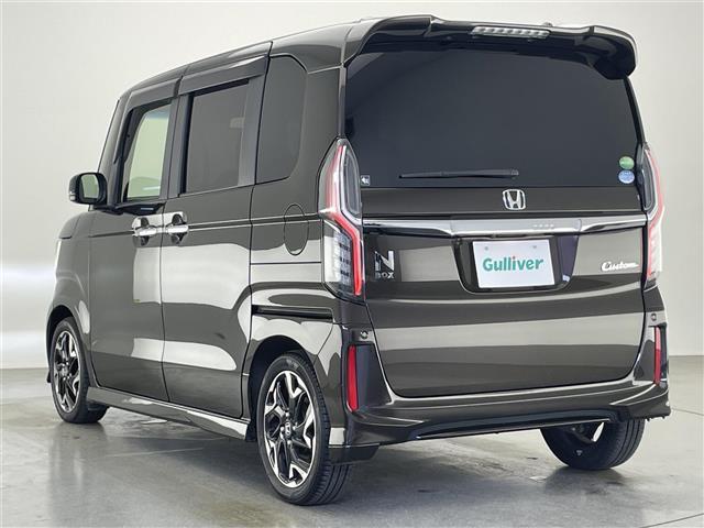 N-BOXカスタム G・EXターボホンダセンシング 純正8型ナビ 禁煙 バックカメラ 両側パワスラ ETC ドラレコ パドルシフト ホンダセンシング 衝突軽減 追従クルコン LEDオートライト Bluetooth フルセグ DVD スマートキー フォグ(18枚目)