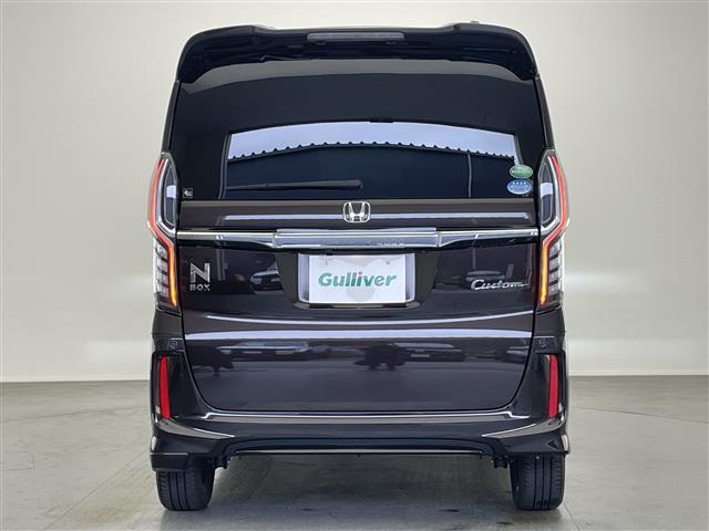 N-BOXカスタム G・EXターボホンダセンシング 純正8型ナビ 禁煙 バックカメラ 両側パワスラ ETC ドラレコ パドルシフト ホンダセンシング 衝突軽減 追従クルコン LEDオートライト Bluetooth フルセグ DVD スマートキー フォグ(38枚目)