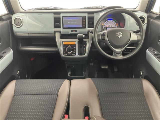 ハスラー タフワイルド　純正ナビ　全方位カメラ　禁煙　フルセグＴＶ　ハーフレザー　シートヒーター　デュアルカメラブレーキ　衝突軽減　車線逸脱　純正ドラレコ　ＨＩＤオートライト　ＥＴＣ　純正フロアマット　フォグランプ　バイザー（3枚目）