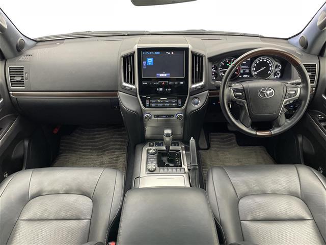 ランドクルーザー ZX 純正9インチナビ 全方位カメラ サンルーフ ルーフレール BSM 黒レザーシート センターデフロック パワーシート シートヒーター シートベンチレーション ステアリングヒーター ACC ETC(2枚目)