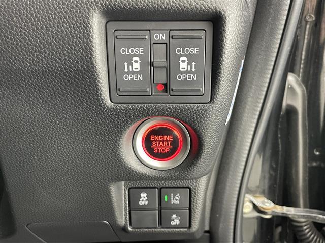Ｎ－ＢＯＸカスタム Ｇ・ＥＸターボホンダセンシング　純正８型ナビ　バックカメラ　追従クルコン　禁煙　フルセグ　ＤＶＤ　パドルシフト　黒ハーフレザー　両側パワスラ　ホンダセンシング　ＥＴＣ　ＬＥＤオートライト　衝突軽減　ハンドル支援　誤発進抑制　フォグ（7枚目）