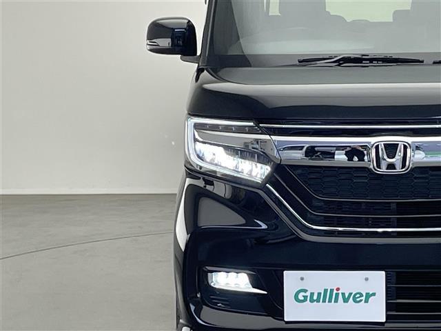 Ｎ－ＢＯＸカスタム Ｇ・ＥＸターボホンダセンシング　純正８型ナビ　バックカメラ　追従クルコン　禁煙　フルセグ　ＤＶＤ　パドルシフト　黒ハーフレザー　両側パワスラ　ホンダセンシング　ＥＴＣ　ＬＥＤオートライト　衝突軽減　ハンドル支援　誤発進抑制　フォグ（35枚目）