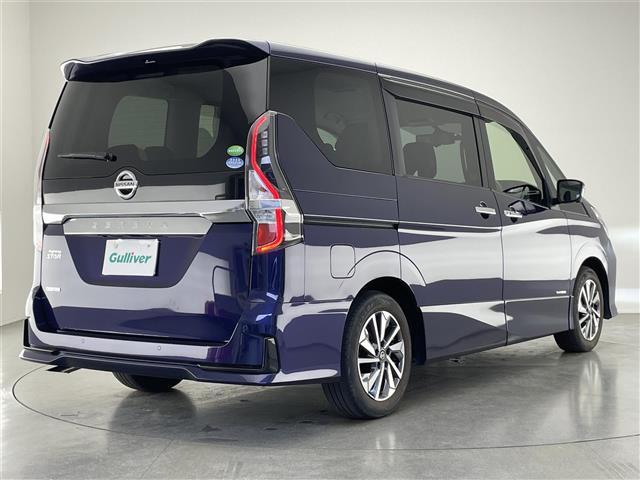 セレナ ハイウェイスターV 純正10型ナビ 全方位カメラ 禁煙車 デジタルインナーミラー フルセグTV ブルーレイ HDMI プロパイロット BSM ETC ドラレコ コーナーセンサー 衝突軽減 追従クルコン 両側パワスラドア(43枚目)