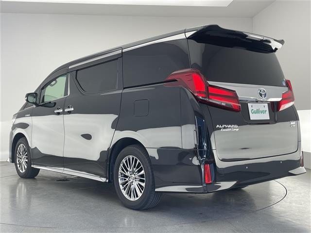 アルファードハイブリッド エグゼクティブラウンジＳ　メーカーナビ　全方位カメラ　ＪＢＬ　禁煙　Ｗムーンルーフ　リヤエンターテイメント　デジインミラー　パーキングアシスト　黒革　ワイヤレス充電　ＨＤＭＩ　ＢＳＭ　ベンチレーション　ＡＣ１００Ｖ　ＤＶＤ再生（18枚目）