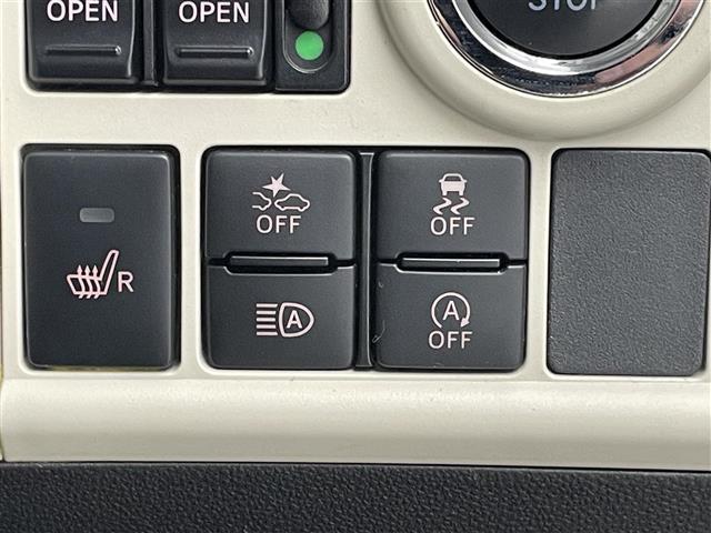 ムーヴキャンバス Ｇメイクアップリミテッド　ＳＡＩＩＩ　社外ナビ　全方位カメラ　シートヒーター　禁煙車　ＴＶ　ＤＶＤ　ＥＴＣ　ＬＥＤオートライト　フォグランプ　Ｂｌｕｅｔｏｏｔｈ　オートハイビーム　スマアシＩＩＩ　衝突軽減装置　車線逸脱　両側パワースライド（6枚目）