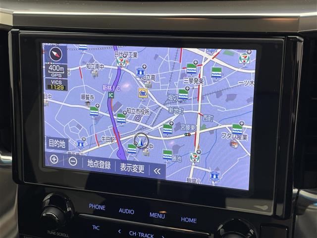 アルファード ２．５Ｓ　純正９型ナビ　フルセグＴＶ　ＤＶＤ　バックカメラ　禁煙　前後ドラレコ　パワースライドドア　トヨタセーフティセンス　衝突軽減　追従クルコン　ＬＥＤオートライト　コーナーセンサー　ＥＴＣ２．０　オットマン（3枚目）