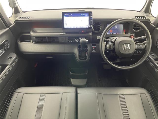 Ｎ－ＢＯＸカスタム コーディネートスタイル　純正９型ナビ　シートヒーター　禁煙車　純正ドラレコ　両側パワスラ　バックカメラ　ホンダセンシング　衝突軽減装置　追従クルコン　ハンドル支援　電動パーキング　背面テーブル　フルセグＴＶ　カープレイ対応（2枚目）