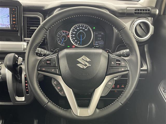 クロスビー ハイブリッドＭＺ　純正ナビ　全方位カメラ　シートヒーター　ナビ連動純正ドラレコ　デュアルカメラブレーキ　衝突軽減　追従クルコン　パドルシフト　ＥＴＣ　ツートンカラー　ＬＥＤオートライト　フォグランプ　パーキングセンサー（10枚目）