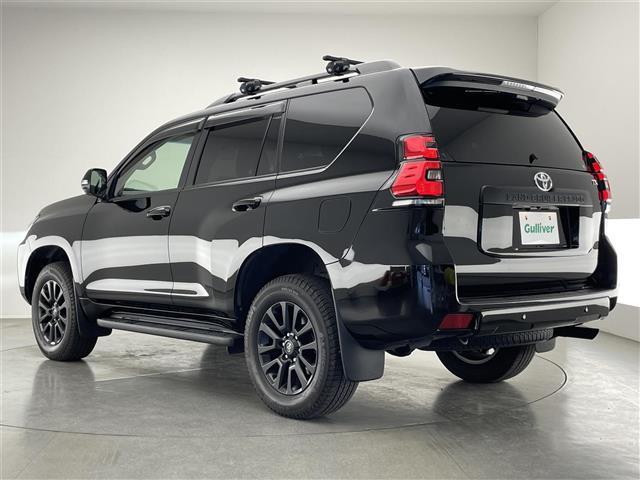 ランドクルーザープラド ＴＸ　Ｌパッケージ　マットブラックエディション　メーカーナビＴＶ　ムーンルーフ　ＪＢＬ　禁煙車　全方位カメラ　ＢＳＭ　黒革　シートヒーター　シートエアコン　コーナーセンサー　セーフティセンス　衝突軽減　追従クルコン　純正ルーフキャリア　ＬＥＤライト（18枚目）