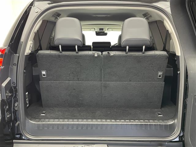 ランドクルーザープラド ＴＸ　Ｌパッケージ　マットブラックエディション　メーカーナビＴＶ　ムーンルーフ　ＪＢＬ　禁煙車　全方位カメラ　ＢＳＭ　黒革　シートヒーター　シートエアコン　コーナーセンサー　セーフティセンス　衝突軽減　追従クルコン　純正ルーフキャリア　ＬＥＤライト（22枚目）