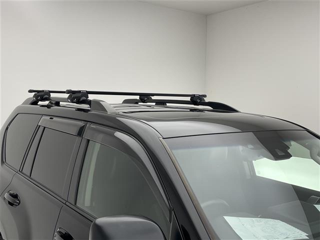 ランドクルーザープラド ＴＸ　Ｌパッケージ　マットブラックエディション　メーカーナビＴＶ　ムーンルーフ　ＪＢＬ　禁煙車　全方位カメラ　ＢＳＭ　黒革　シートヒーター　シートエアコン　コーナーセンサー　セーフティセンス　衝突軽減　追従クルコン　純正ルーフキャリア　ＬＥＤライト（35枚目）