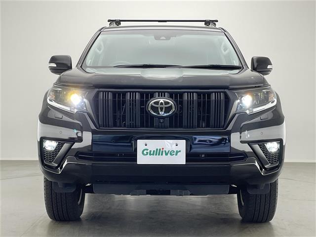 ランドクルーザープラド ＴＸ　Ｌパッケージ　マットブラックエディション　メーカーナビＴＶ　ムーンルーフ　ＪＢＬ　禁煙車　全方位カメラ　ＢＳＭ　黒革　シートヒーター　シートエアコン　コーナーセンサー　セーフティセンス　衝突軽減　追従クルコン　純正ルーフキャリア　ＬＥＤライト（37枚目）