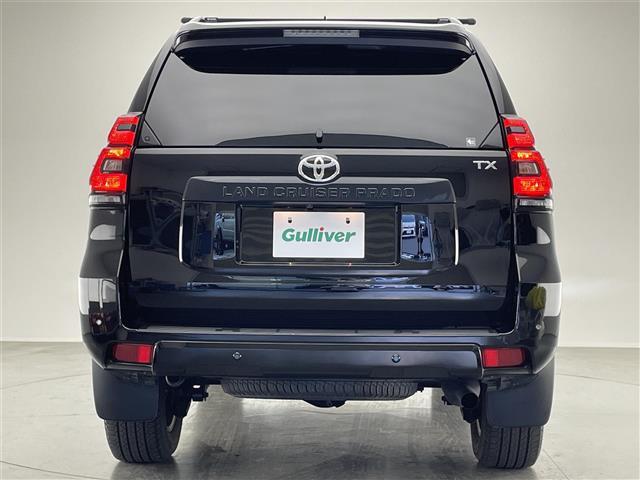 ランドクルーザープラド ＴＸ　Ｌパッケージ　マットブラックエディション　メーカーナビＴＶ　ムーンルーフ　ＪＢＬ　禁煙車　全方位カメラ　ＢＳＭ　黒革　シートヒーター　シートエアコン　コーナーセンサー　セーフティセンス　衝突軽減　追従クルコン　純正ルーフキャリア　ＬＥＤライト（38枚目）