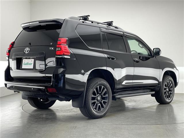 ランドクルーザープラド ＴＸ　Ｌパッケージ　マットブラックエディション　メーカーナビＴＶ　ムーンルーフ　ＪＢＬ　禁煙車　全方位カメラ　ＢＳＭ　黒革　シートヒーター　シートエアコン　コーナーセンサー　セーフティセンス　衝突軽減　追従クルコン　純正ルーフキャリア　ＬＥＤライト（43枚目）