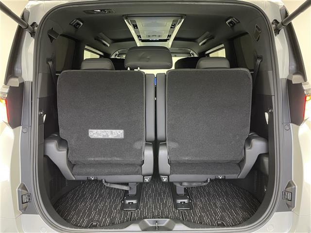 アルファードハイブリッド Z 純正14型ナビ 独立ムーンルーフ トヨタチームメイト アドバンスドパーク 全方位カメラ HUD デジタルインナーミラー AC100V 黒革 シートヒーター 両側パワスラ BSM スペアタイヤ 禁煙車(22枚目)