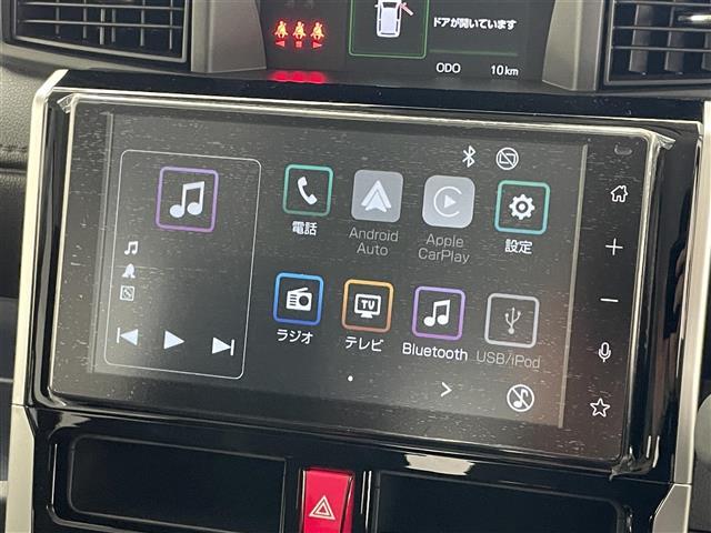 ルーミー カスタムＧ－Ｔ　登録済未使用車　純正９型ＤＡ　ＨＤＭＩ　禁煙　シートヒーター　スマアシＩＩＩ　全方位カメラ　両側パワスラ　パーキングセンサー　フルセグ　ＥＴＣ　ＬＥＤオートライト　フォグ　追従クルコン　純正アルミ　Ｕ（13枚目）