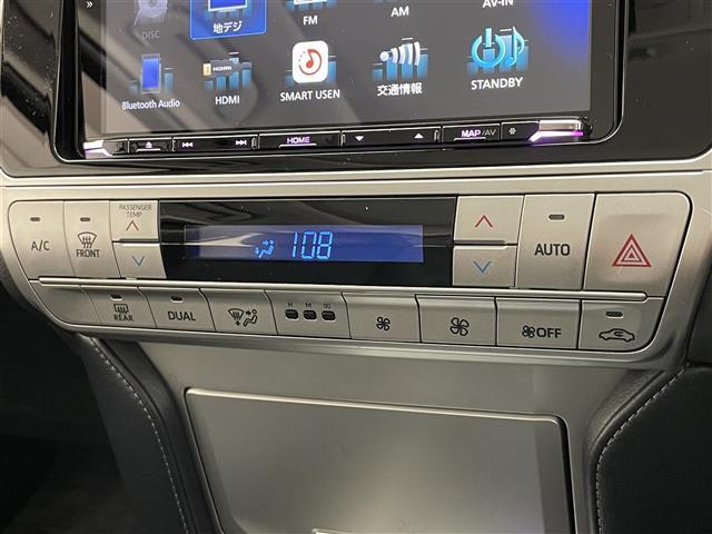 ランドクルーザープラド ＴＸ　Ｌパッケージ　社外９型ナビ　ムーンルーフ　モデリスタエアロ　禁煙　黒革　バックカメラ　シートヒーター　シートベンチレーション　ＥＴＣ　パワーシート　ＨＤＭＩ　ルーフレール　衝突軽減　追従クルコン　ＬＥＤオートライト（8枚目）