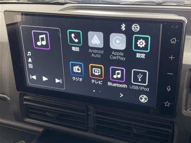 ハイゼットカーゴ Ｇ　ＳＡ　純正９型ＤＡ　バックカメラ　ＨＤＭＩ　禁煙　カープレイ対応　フルセグＴＶ　ＥＴＣ　スマアシＩＩＩ　衝突軽減　車線逸脱　コーナーセンサー　ＬＥＤオートライト　フォグランプ　オートハイビーム　両側スライド（3枚目）