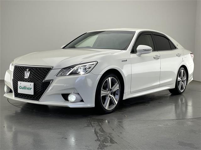 クラウンハイブリッド アスリートS 純正8型ナビ 禁煙車 シートヒーター パワーシート ETC ドラレコ クルコン バックカメラ フルセグ DVD 純正アルミ オートライト フォグランプ ステアリングヒーター USB端子 パワーシート(16枚目)