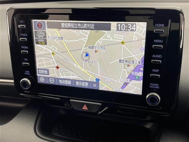 ヤリス ハイブリッドＺ　純正８型ＤＡナビＴＶ　バックカメラ　禁煙車　シートヒーター　モデリスタ１５インチＡＷ　前後ドラレコ　セーフティセンス　衝突軽減　追従クルコン　ＬＥＤオートライト　コーナーセンサー　メモリシート　ＥＴＣ（3枚目）