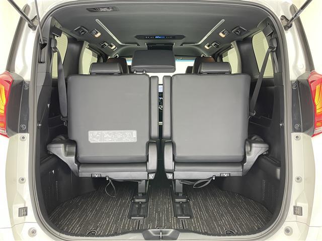 アルファード ２．５Ｓ　タイプゴールド　純正９型ＤＡナビＴＶ　純正１２．１型後席モニター　三眼ＬＥＤ　ＤＶＤ　ＥＴＣ　前後ドラレコ　電動リアゲート　両側パワスラ　セーフティセンス　衝突軽減　追従クルコン　ＡＣ１００Ｖ　バックカメラ　禁煙車（22枚目）