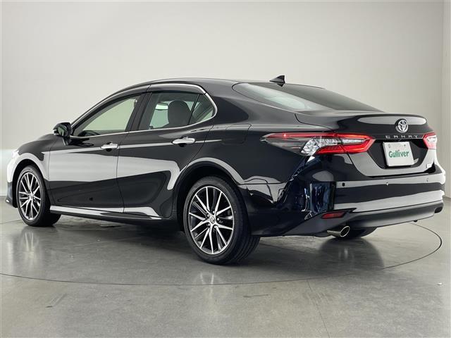 カムリ Ｇレザーパッケージ　純正９型ＤＡナビ　黒革　シートヒーター　禁煙車　ＤＶＤデッキ　ＢＳＭ　ＨＵＤ　バックカメラ　追従クルコン　前後ドラレコ　ＥＴＣ　セーフティセンス　衝突軽減　パワーシート　ＬＥＤライト　コーナーセンサー（18枚目）