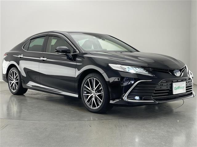 カムリ Ｇレザーパッケージ　純正９型ＤＡナビ　黒革　シートヒーター　禁煙車　ＤＶＤデッキ　ＢＳＭ　ＨＵＤ　バックカメラ　追従クルコン　前後ドラレコ　ＥＴＣ　セーフティセンス　衝突軽減　パワーシート　ＬＥＤライト　コーナーセンサー（41枚目）