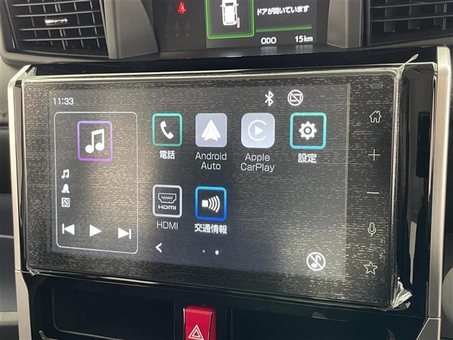 ルーミー カスタムＧ－Ｔ　登録済未使用車　純正９型ＤＡ　フルセグＴＶ　ＨＤＭＩ　カープレイ　シートヒーター　全方位カメラ　両側パワスラ　リアロールシェード　スマアシ　衝突軽減　追従クルコン　ＬＥＤオートライト　コーナーセンサー（4枚目）