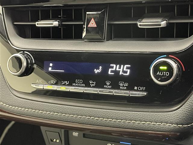 カローラツーリング ハイブリッド ダブルバイビー 純正9型DAナビフルセグTV シートヒーター DVDデッキ 革調シートカバー モデリスタガーニッシュ 電動パーキング HUD 前後ドラレコ セーフティセンス 衝突軽減 追従クルコン LEDライト 禁煙(14枚目)